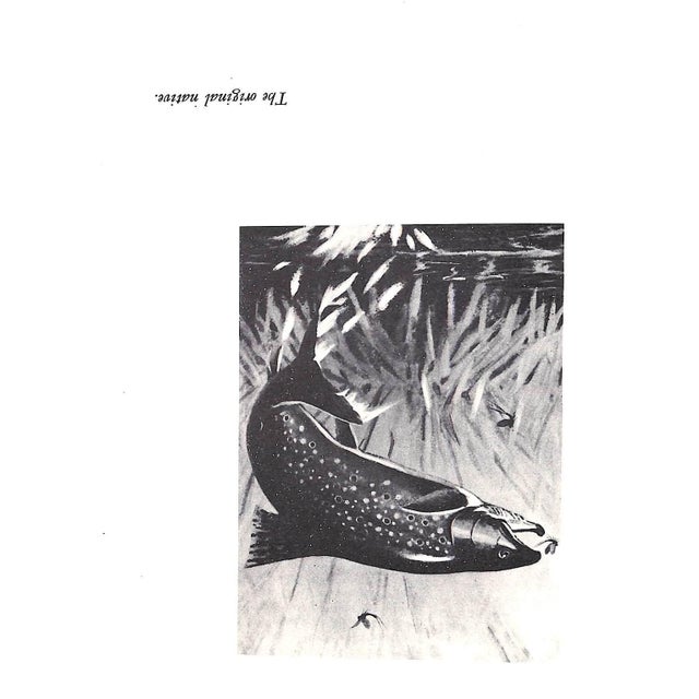 "Fun With Trout: Trout Fishing in Words, Paint & Lines" 1952 Everett, Fred For Sale - Image 10 of 12