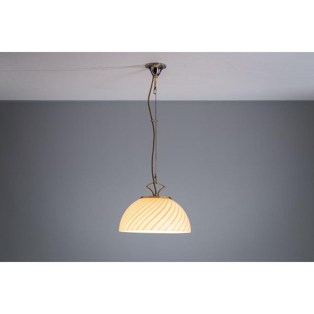 Pendant Lamp with Murano Glass Shade For Sale - Image 11 of 11