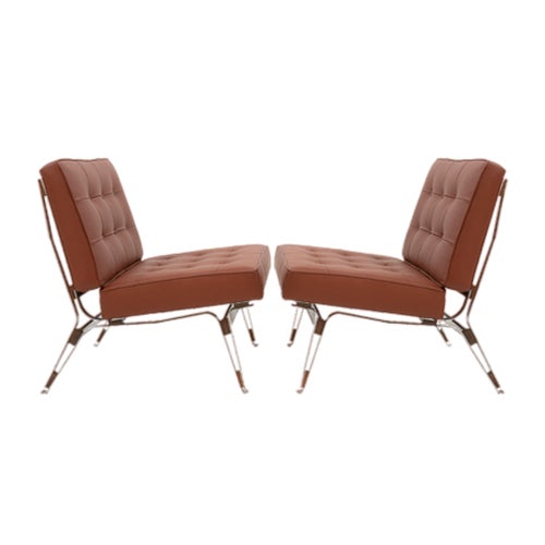 856 Lounge Chairs by Ico & Luisa Parisi for Cassina, 1950s, Set of 2 For Sale