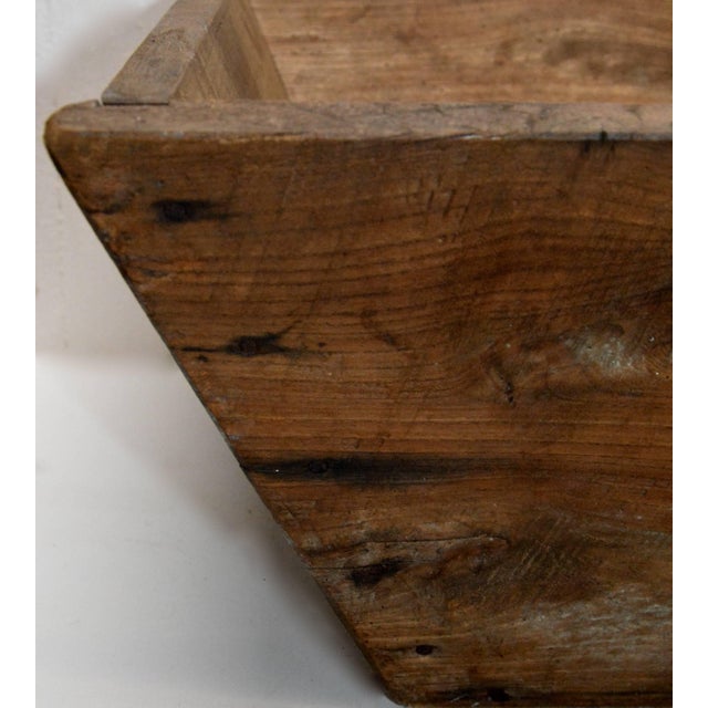 Rustic Primitive Wooden American Trough For Sale - Image 3 of 9