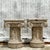 Vintage Boho Carved Sandstone Dining Table Pedestals - Set of 2 For Sale In West Palm - Image 6 of 8