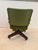 Mid-Century Olive Green Swivel Executive Desk Chair For Sale In Tampa - Image 6 of 12