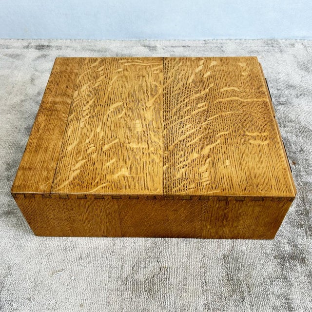 Brown Oak Index Card Cabinet with Drawers, 1930s For Sale - Image 8 of 10