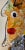 1980s Handblown Glass Head Picasso Style Face Sculpture Glass For Sale - Image 5 of 6