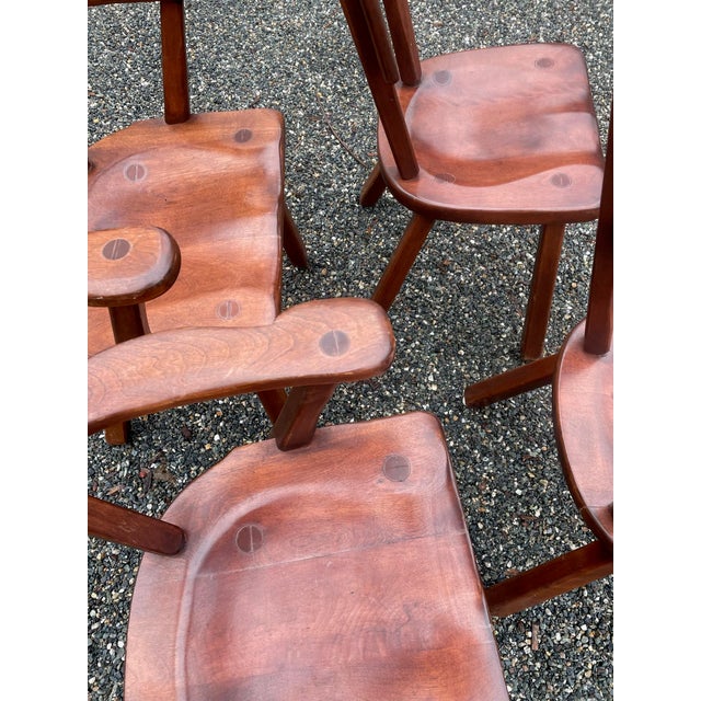 Cushman Colonial Hard Rock Maple Chairs Herman DeVries Set of 4 Chairish