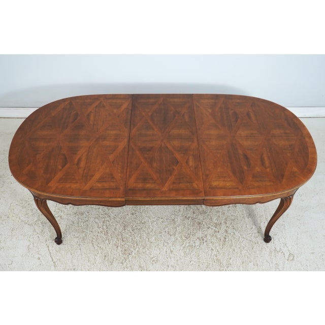Baker French Walnut Dining Room Table For Sale - Image 15 of 18
