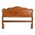 Kindel Furniture French Provincial Louis XV Cherry Wood Full Size Headboard, Circa 1960s For Sale