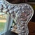 Folk Art 1990s Handcrafted Mexican Pewter Ornate Elegant Tabletop Mirror Folk Art 12x10" Roses For Sale - Image 3 of 16