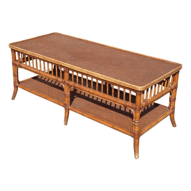 Gorgeous Coffee Table in Good Vintage Condition. Solid and Firm. There is wear that is usual for its age. Please study the...