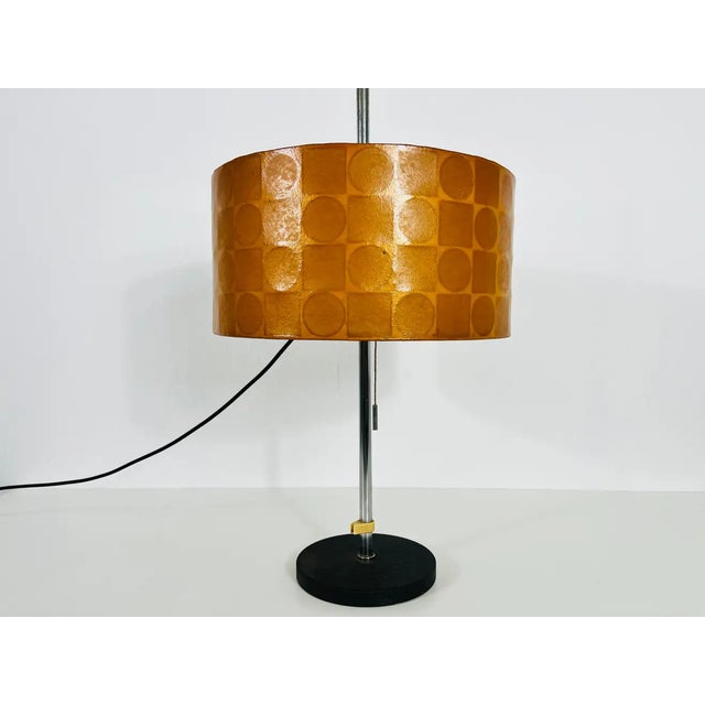 Orange Cocoon Table Lamp by Goldkant, Germany, 1960s For Sale - Image 4 of 11