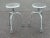 1960s Set of Danish Industrial Adjustable Metal Stools, 1968 For Sale - Image 5 of 8