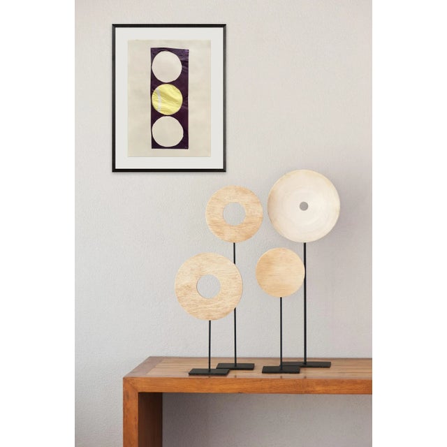 Tissue paper on paper Edition: Unique, Unframed. In her abstract drawings, collages and paintings, Fieroza Doorsen brings...