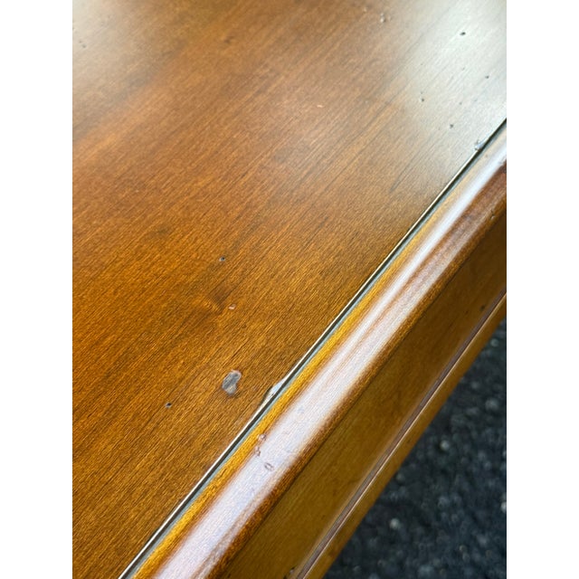 Brown Ethan Allen British Classics End Table / Nightstands - A Pair For Sale - Image 8 of 12