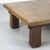 This large, square coffee table from the 1960s is crafted in the Brutalist style and made of heavy, high-quality oak. The...