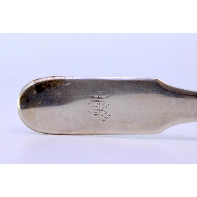 Silver Rice and Serving Spoon with Handle For Sale - Image 5 of 7