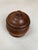 Brown 18th Century English Treen Yew Wood Lidded Jar For Sale - Image 8 of 13