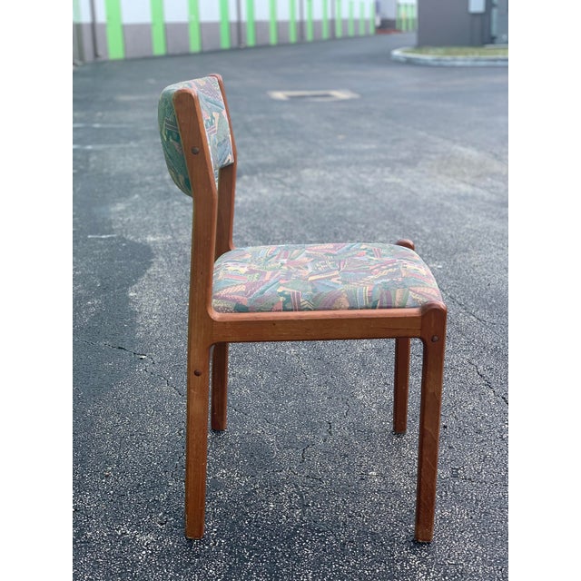 1970s Vintage J L Moller Teak Dining Chairs- Set of 4 For Sale - Image 10 of 13