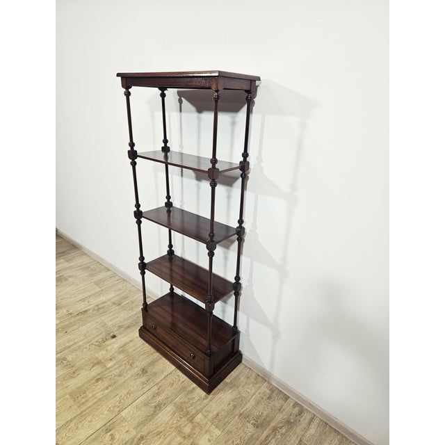 Brown 20th Century Classic Mahogany Shelf, England For Sale - Image 8 of 18