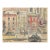 1930s Grace Spongberg Chicago Street Scene Drawing For Sale
