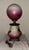 Antique Victorian Electrified “GWTW”Oil Lamp With Hand-Painted Floral Double Glass Shades For Sale - Image 11 of 13