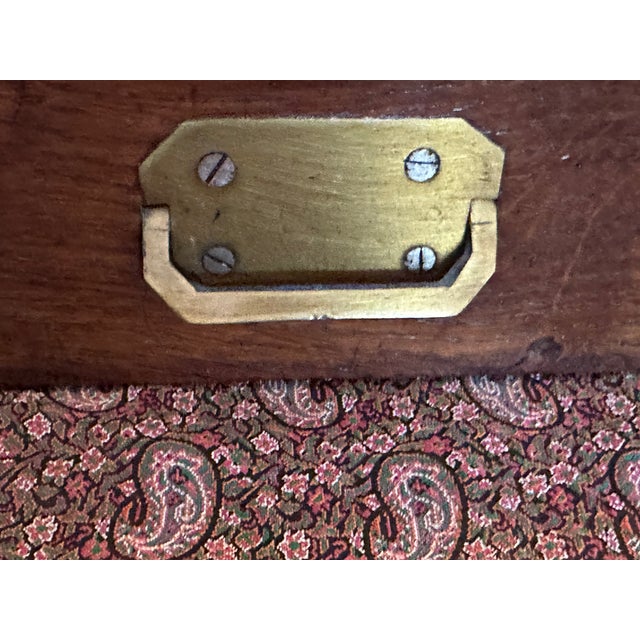 English Antique Oversized Portable Oak Writing Desks With Hidden Drawer For Sale - Image 3 of 18