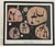 Vintage framed 1993 exhibition poster celebrating the centenary of renowned Spanish artist Joan Miró (1893-1983),...