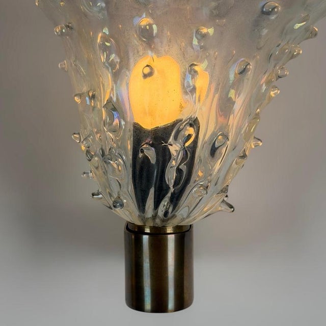 Murano Glass Medusa Sconces from Ercole Barovier, 1940s, Set of 2 For Sale - Image 15 of 17