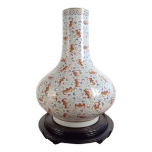 Chinese Porcelain Fu Bats Biqiping