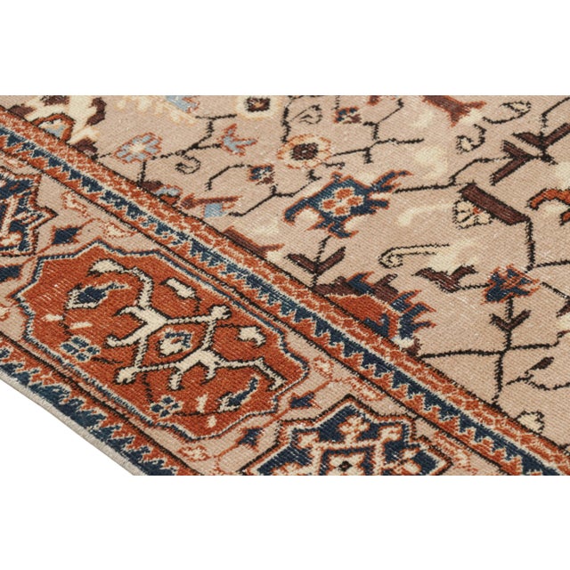 Vintage Turkish Rug in Brown With Colorful Geometric Patterns, From Rug & Kilim For Sale In New York - Image 6 of 8