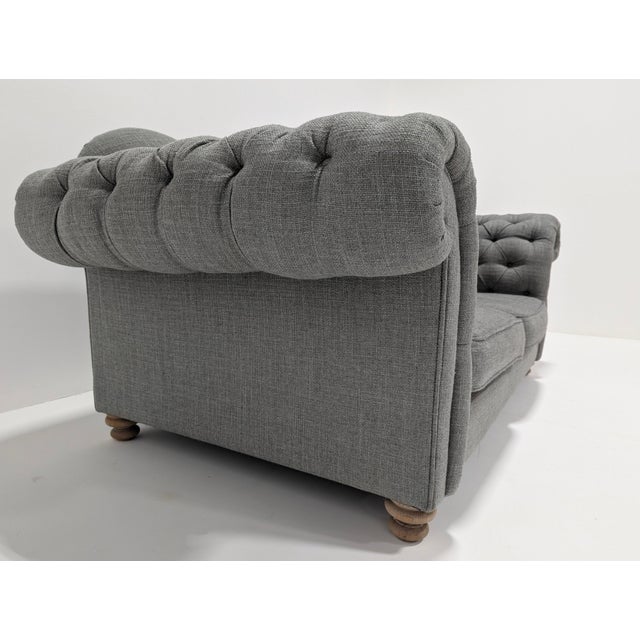 Two-Seater Chesterfield Sofa For Sale - Image 11 of 15
