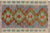 Tribal Turkish Kilim Beige Blue Hand-Woven Wool Rug For Sale - Image 9 of 9