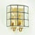 Stunning pair of mid-century modern glass wall lights/sconces from Limburg, Germany's leading glasswork, renowned for its...