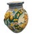 Vintage Italian Majolica Style Large Ceramic Urn Vase With Putto and Lion Head Handles For Sale In West Palm - Image 6 of 11