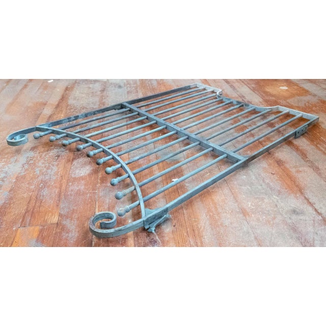 20th Century Verdigris Bronze Bank Postal Teller Gate by Syracuse Wireworks For Sale - Image 9 of 18