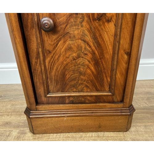 French Style Bedside Table with Marble Top For Sale - Image 6 of 13