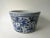 This small blue and white planter is hand-made and hand-painted with traditional blue and white motif by ceramist from...
