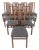 Modern 20th Century Ims SRL Italian High Back Dining Chairs For Sale