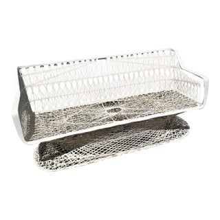 Mid Century Modern Spun Fiberglass Sofa For Sale