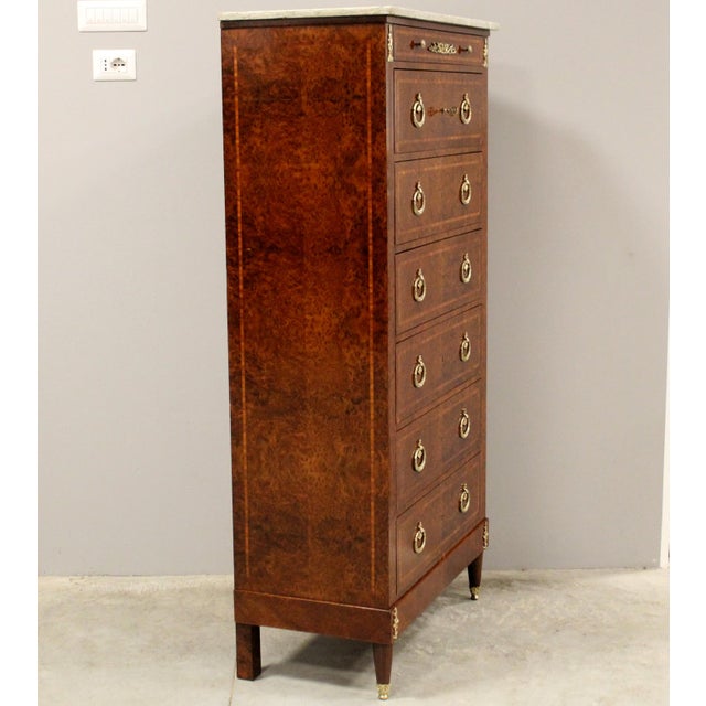 19th Century Napoleon III Weekly Chest of Drawers For Sale - Image 4 of 18