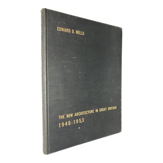 Mid 20th Century Illustrated Folio, Mills' 1946-1953 the New Architecture of Great Britain - 1 Book For Sale