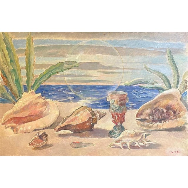 Fernand Blondin, Cobo Shells, Oil on Canvas For Sale - Image 12 of 12