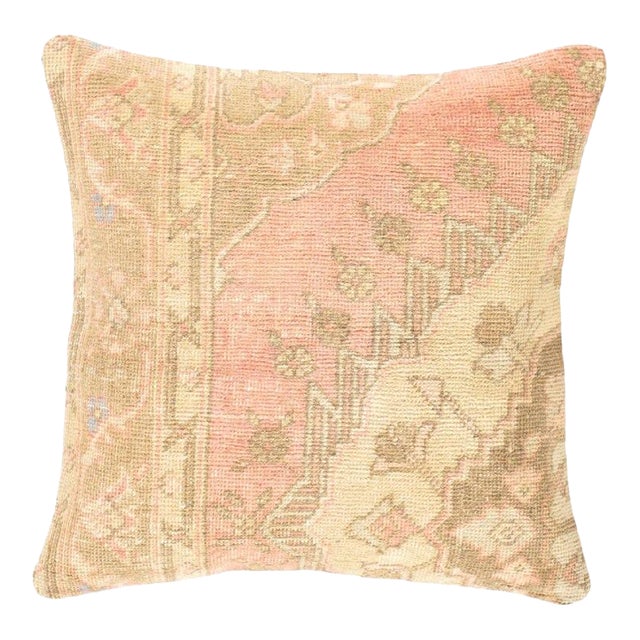 Pasargad DC Vintage Hand Knotted Rug Turkish Pillow For Sale