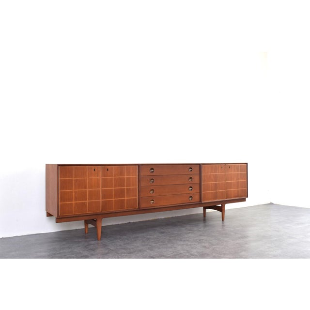 Brown Mid-Century Teak Sideboard by Rolf Rastad & Adolf Relling for Gustav Bahus, 1960s For Sale - Image 8 of 18