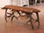 This striking antique Alpine bench was crafted in the Black Forest tradition, likely in Austria’s Tyrolean region, circa...