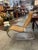 Wood Vintage Mid-Century Chrome & Wicker Rocking Chair For Sale - Image 7 of 7