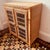 Brown Vintage Wicker Shelved 2-Door Cupboard For Sale - Image 8 of 14