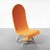 A rare “1-2-3” rocking chair designed by Verner Panton and manufactured by Fritz Hansen around 1970. It has a tubular...