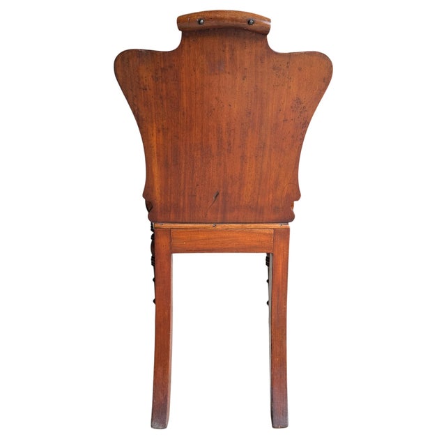 Pair of 19th Century Georgian Hall Chairs For Sale - Image 9 of 17