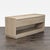 The bench has a white oak finish and slatted detailing. Made for storage, the bench also features a pullout drawer and an...