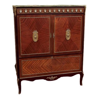 TV Cabinet with Marble Top For Sale
